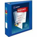 Avery&reg; Heavy-Duty View Binders - Locking One Touch EZD Rings - 2" Binder Capacity - Letter - 8 1/2" x 11" Sheet Size - 540 Sheet Capacity - 540 x 2" Ring(s) - Fastener(s): Ring - Pocket(s): 4, Internal - Polypropylene - Pacific Blue - Adhesive, C