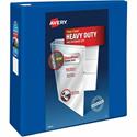 Avery&reg; Heavy-Duty View Binders with One Touch EZD Rings - 4" Binder Capacity - Letter - 8 1/2" x 11" Sheet Size - 780 Sheet Capacity - 780 x 4" Ring(s) - Fastener(s): Ring - Pocket(s): 4, Internal - Polypropylene - Pacific Blue - Adhesive, Clear 
