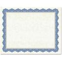 Geographics Drama Blue Border Blank Certificates - 8.5" Width x 11" Length - Inkjet, Laser Compatible - Blue Border - 1 Pack