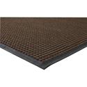 Genuine Joe Waterguard Floor Mat - Floor - 10 ft Length x 36" Width - Rectangular - Rubber - Brown - 1 Each