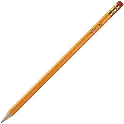 Integra Presharpened No. 2 Pencils - #2 - Yellow Barrel - 1 Dozen
