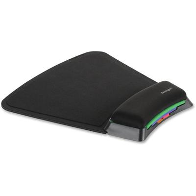 Kensington SmartFit Mouse Pad - 10.38" Width x 10.25" Depth - Black - Gel, Fabric - 1 Each