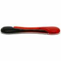 Kensington Duo Gel Wave Keyboard Wrist Rest - 18.88" Width x 3.50" Depth - Red, Black - Gel - Slip Resistant - 1 Each