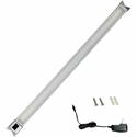Lorell Under Cabinet Task Light - 7 W LED Bulb - Adjustable Angle - 420 lm Lumens - Undercabinet Mountable - Silver - for Cabinet, Indoor