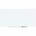 Lorell Magnetic Dry-Erase Glass Board - 72" (6 ft) Width x 36" (3 ft) Height - White Glass Surface - Rectangle - Magnetic - Stain Resistant, Ghost Resistant, Smooth Writing - 1 Each