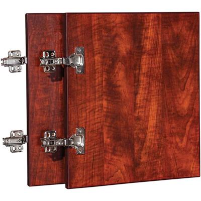 Lorell Essentials Series Wall-Mount Hutch Door Kit - 0.7" Height x 16.6" Width x 16" Depth x 0.7" Thickness - Finish: Cherry - 1 Each