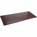 Lorell Relevance Series Tabletop - Laminated, Mahogany Rectangle Top - Contemporary Style - 60" Table Top Width x 24" Table Top Depth x 1" Table Top Thickness - 59.87" Width x 23.63" Depth - Conferencing - Assembly Required - 1 Each