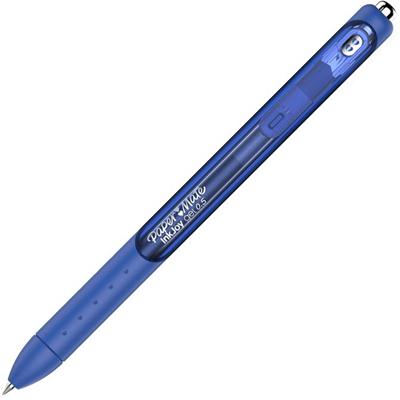 Paper Mate InkJoy Gel Pen - 0.5 mm Pen Point - Retractable - Blue Ink - Gel-based - Blue Barrel - 1 Dozen