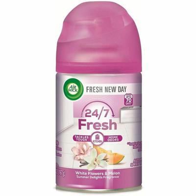 Air Wick Freshmatic Life Scents Refill - Spray - 5.9 fl oz (0.2 quart) - Summer Delights - 60 Day - Wall Mountable, Long Lasting - 1 Each