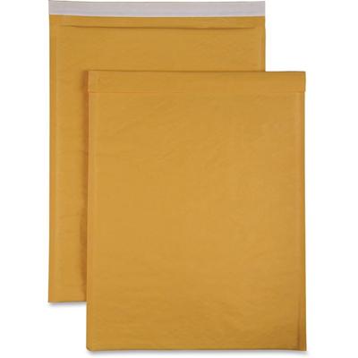 Sparco Size 7 Bubble Cushioned Mailers - Bubble - #7 - 14 1/4" Width x 20" Length - Self-sealing - Kraft - Kraft - 50 / Carton