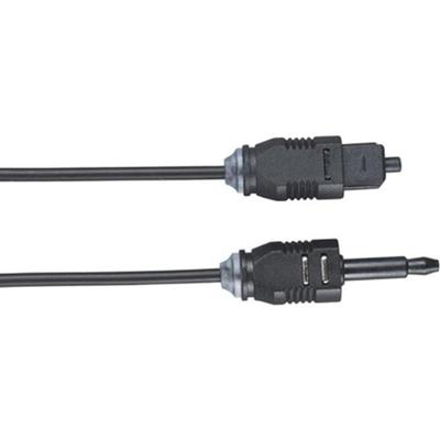 Black Box EFJ00 Series Toslink Patch Cable - 3.28 ft Fiber Optic Audio Cable for Audio Device, MiniDisc Player, DVD Player, Audio Amplifier, Digital Audio Tape Player - First End: 1 x Toslink Digital Audio - Male - Second End: 1 x Toslink Digital Aud