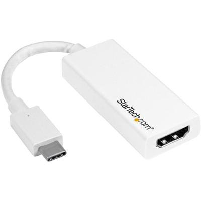 StarTech.com USB-C to HDMI Adapter - USB Type-C to HDMI Video Converter - Video Adapter - First End: 1 x 24-pin USB Type C - Male - Second End: 1 x 19-pin HDMI Digital Audio/Video - Female - 1 Each