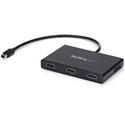 StarTech.com MST Hub - Mini DisplayPort to 3x HDMI - 60 Hz - 30 Hz to 60 Hz - 3840 × 2160 - 49.87 ft Maximum Operating Distance - DisplayPort - 3 x HDMI Out - Plastic