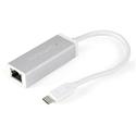 StarTech.com USB-C to Gigabit Network Adapter - Silver - USB 3.1 - 5 Gbit/s Data Transfer Rate - Realtek RTL8153 - 1 Port(s) - 1 - Twisted Pair - 10/100/1000Base-T - Desktop