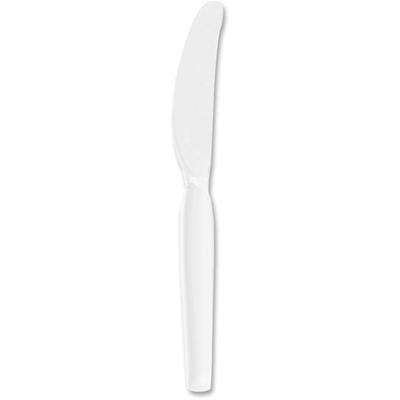 Dixie Heavyweight Disposable Knives Grab-N-Go by GP Pro - Knife - 1000 x Knife - White - 100/Box - 10 / Carton