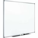 Quartet Standard DuraMax&reg; Porcelain Magnetic Whiteboard - 96" (8 ft) Width x 48" (4 ft) Height - White Porcelain Surface - Silver Aluminum Frame - Rectangle - Horizontal/Vertical - Magnetic - Durable, Dent Resistant, Stain Resistant, Ghost Resist