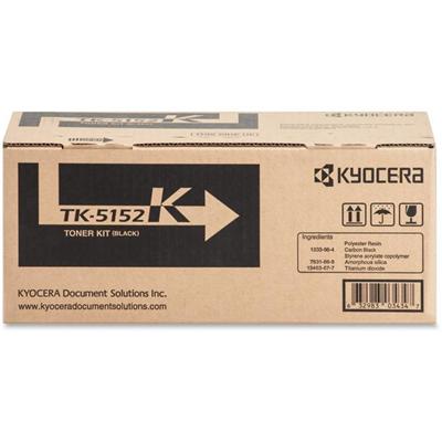 Kyocera TK-5152K Original Laser Toner Cartridge - Black - 1 Each - 12000 Pages