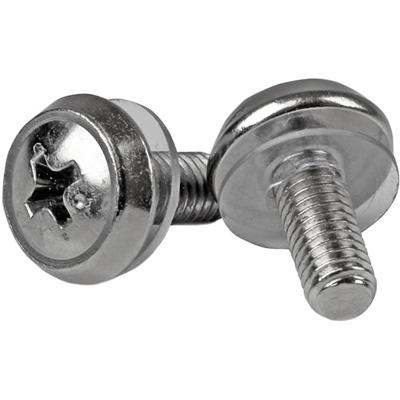 StarTech.com M5 x 12mm - Mounting Screws - 100 Pack - Mounting Screw - 0.47" - Stainless Steel - Silver - 100 / Pack - TAA Compliant