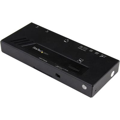 StarTech.com 2-Port HDMI Automatic Video Switch - 4K with Fast Switching - 3840 × 2160 - 4K - 2 x 1 - Display, Blu-ray Disc Player, DVD Player, Gaming Console, Projector, A/V Receiver, Set-top Box, Computer - 1 x HDMI Out - TAA Compliant