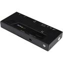 StarTech.com 2-Port HDMI Automatic Video Switch - 4K with Fast Switching - 3840 × 2160 - 4K - 2 x 1 - Display, Blu-ray Disc Player, DVD Player, Gaming Console, Projector, A/V Receiver, Set-top Box, Computer - 1 x HDMI Out - TAA Compliant