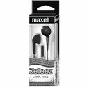Maxell Jelleez JELM-BK Earset - Stereo - Wired - 20 Hz to 23 kHz - Earbud - Binaural - Outer-ear - 4 ft Cable - Black