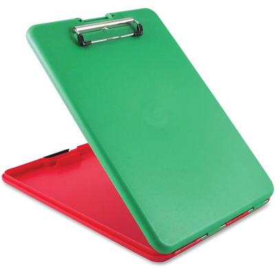 US-Works Saunders Show2Know Safety Organizer - Storage for Stationary - 9" x 11 3/4" Sheet Size - Polypropylene - Red, Green - 1 Each