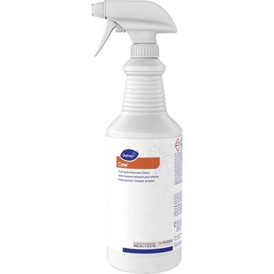 Diversey Foaming Acid Restroom Cleaner - For Restroom, Multi Surface - Ready-To-Use - 32 fl oz (1 quart) - Recommended For: Soap Scum Remover, Hard Water Remover - Red - 1 Each