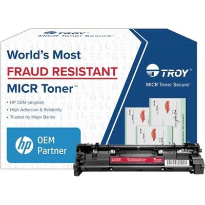 Troy Toner Secure Original MICR Standard Yield Laser Toner Cartridge CF226A - Black - 1 Pack - 3100 Pages