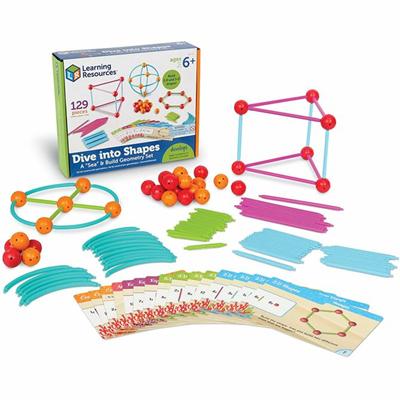 Learning Resources Dive Shapes Sea/Build Geometry Set - 1 Set
