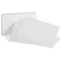 Oxford Blank Index Cards - Plain - 3" x 5" Sheet Size - White Paper - 1 Pack