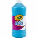 Crayola Washable Tempera Paint - 1 Color(s) - Turquoise - 1 quart - Washable - 1 Each