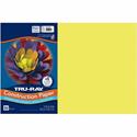 Tru-Ray Construction Paper - Art Project - 18" Width x 12" Length - Lively Lemon - Sulphite - 1 Pack