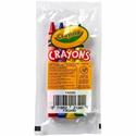 Crayola Set of Four Regular Size Crayons in Pouch - Red, Blue, Yellow, Green - 4/Pack - 360 / Carton