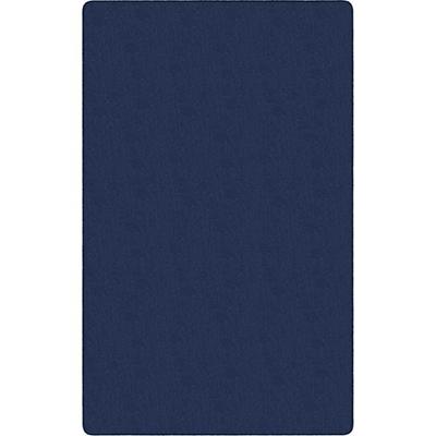 Flagship Carpets Classic Solid Color 9' Rectangle Rug - Floor Rug - Classic, Traditional - 108" Length x 72" Width - Rectangle - Navy - Nylon