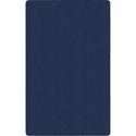 Flagship Carpets Classic Solid Color 9' Rectangle Rug - Floor Rug - Classic, Traditional - 108" Length x 72" Width - Rectangle - Navy - Nylon