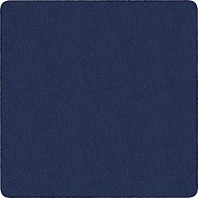 Flagship Carpets Classic Solid Color 12' Square Rug - Floor Rug - Classic, Traditional - 12 ft Length x 12 ft Width - Square - Navy - Nylon