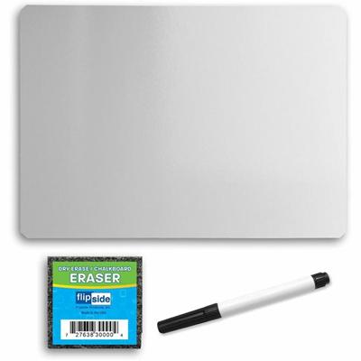 Flipside Dry Erase Board Set Class Pack - 9.5" (0.8 ft) Width x 12" (1 ft) Height - White Surface - Rectangle - 12 / Pack