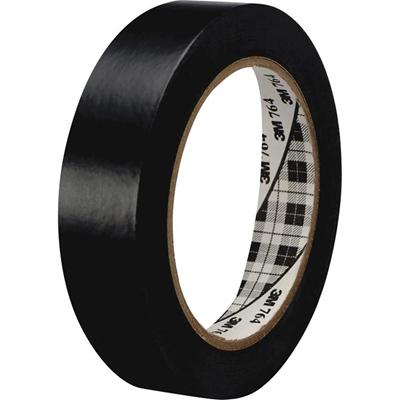 3M General-Purpose Vinyl Tape 764 - 36 yd Length x 1" Width x 5 mil Thickness - Black - Rubber - 4 mil - Polyvinyl Chloride (PVC) Backing - 1 Roll