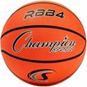 Champion Sports Intermediate Rubber Basketball Orange - 28.50" - 6 - Rubber, Nylon - Orange - 1  Each