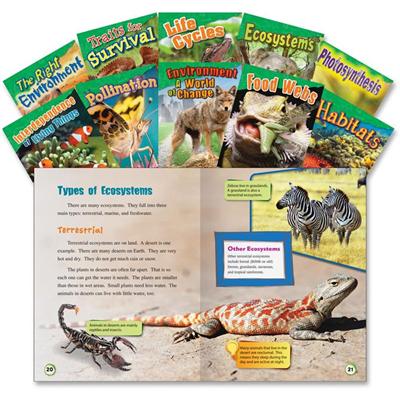 Shell Education Grades 2-3 Life Science Book Set Printed Book - Shell Educational Publishing Publication - Book - Grade 2-3 - 10/Set