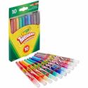 Crayola Mini Twistables Crayons - Clear, Assorted - 10 / Set