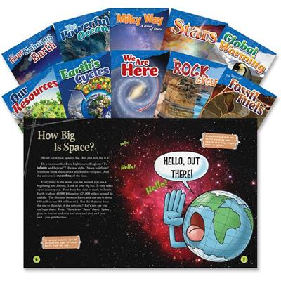 Shell Education 4&5 Grade Earth and Science Books Printed Book - Book - Grade 4-5 - 10/Set