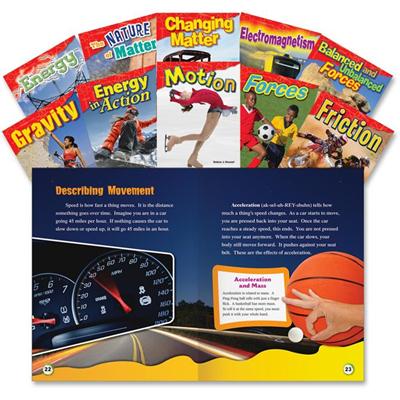 Shell Education Let's Explore Physical Science Grades 2-3 Book Set Printed Book - Shell Educational Publishing Publication - Book - Grade 2-3 - 10/Set