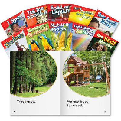 Shell Education Let's Explore Physical Science Grades K-1 Book Set Printed Book - Shell Educational Publishing Publication - Book - Grade K-1 - 10/Set