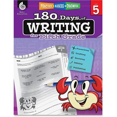 Shell Education 5th Grade 180 Days of Writing Book Printed Book - 224 Pages - Shell Educational Publishing Publication - Book - Grade 5