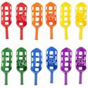 Champion Sports Scoop Ball Set - 2 Pair - Red, Orange, Yellow, Green, Blue, Purple - Plastic