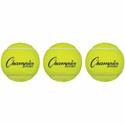 Champion Sports Tennis Ball Pack - 2.50" - Yellow - 1  Pack