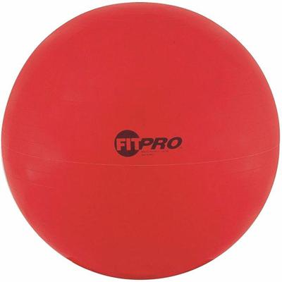 Champion Sports FitPro Training/Exercise Ball - Red - Resin