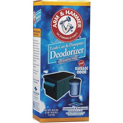 Arm & Hammer Trash Can Deodorizer - Ready-To-Use - 42.60 oz (2.66 lb) - Original Scent - Odor Neutralizer - 1 Each