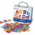 Learning Resources Upper/Lower Case Magnetic Letters - Learning Theme/Subject - Lowercase Letters, Uppercase Letters Shape - Magnetic - Wear Resistant, Tear Resistant - 1 Set